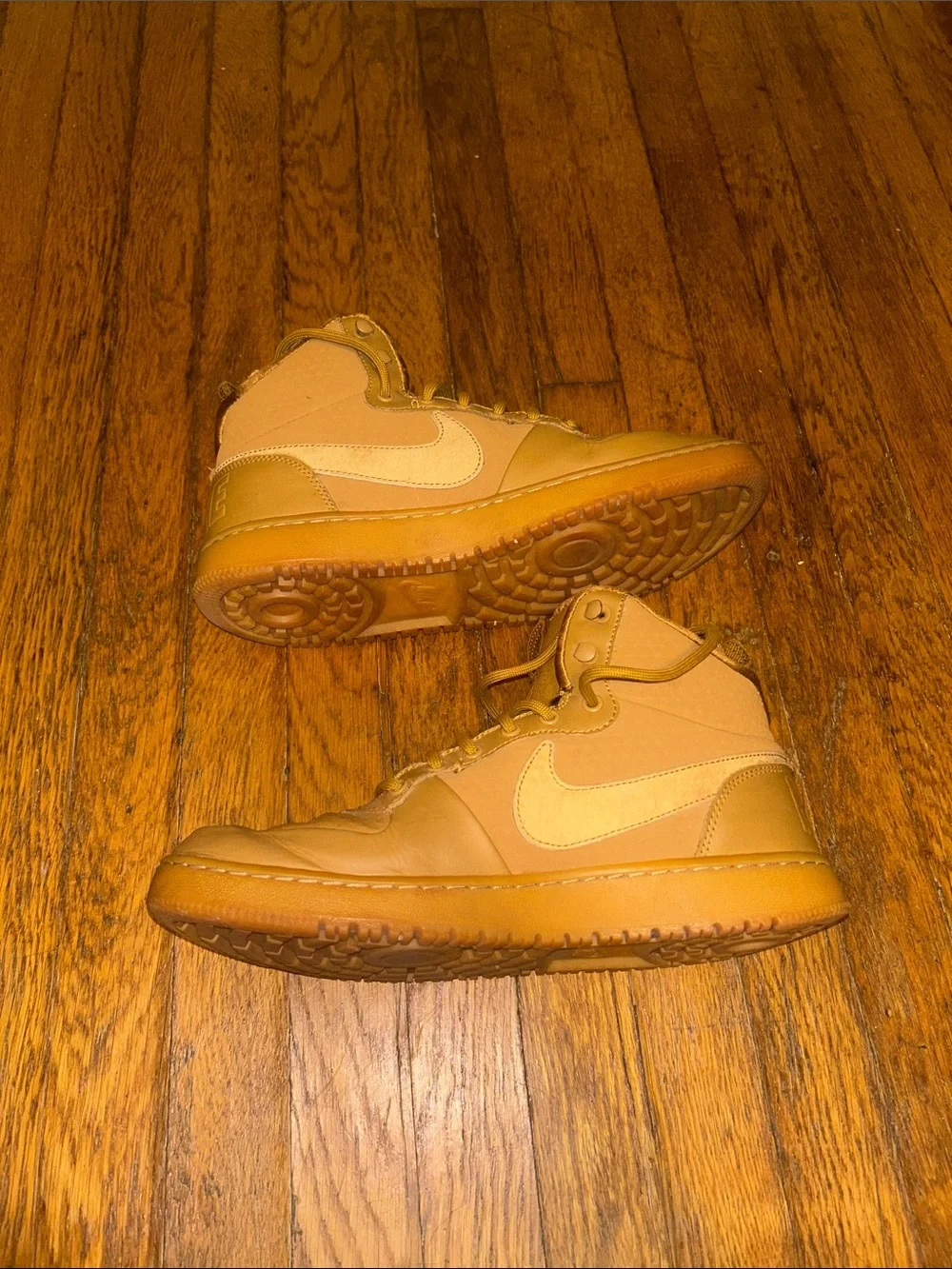 Nike Men's High-Top Sneakers in Wheat/Tan